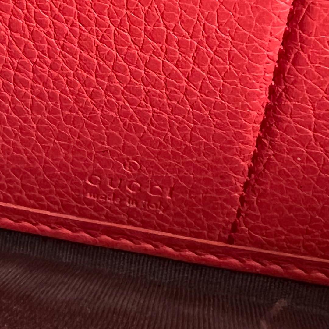 47 美品 GUCCI グッチ SOHO 長財布 ラウンドファスナー