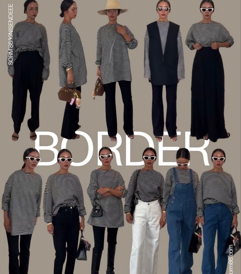 sorm'86 KINISENDEEE ボーダー　試着のみ