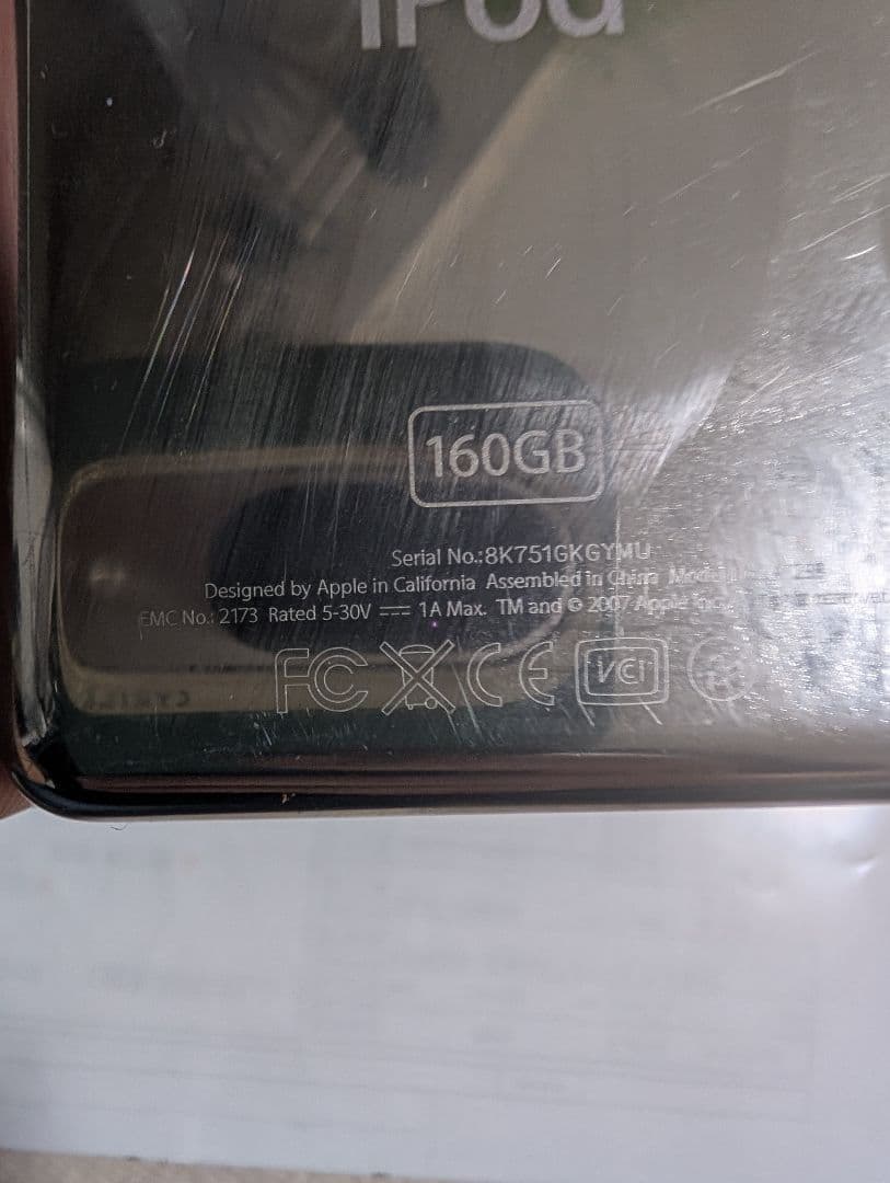 ジャンク品iPod Classic 160GB 　おまけ付き