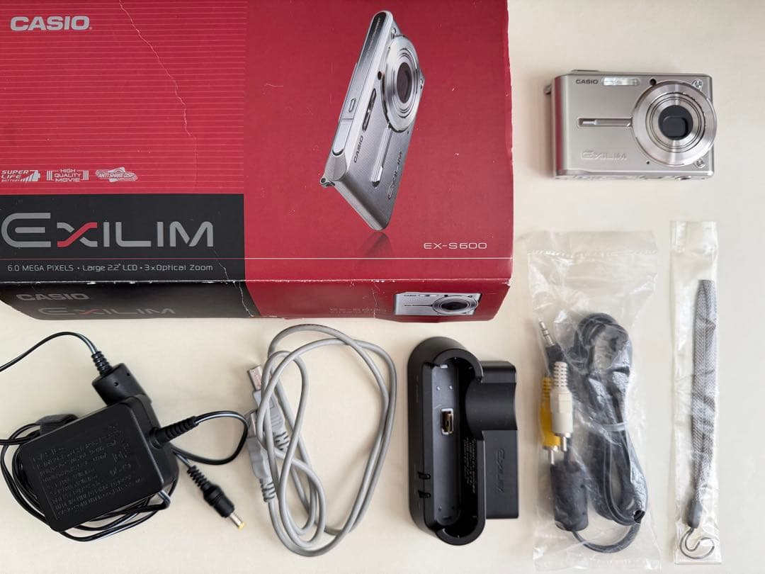 【動作確認済】カシオ EXILIM EX-S600 デジカメ