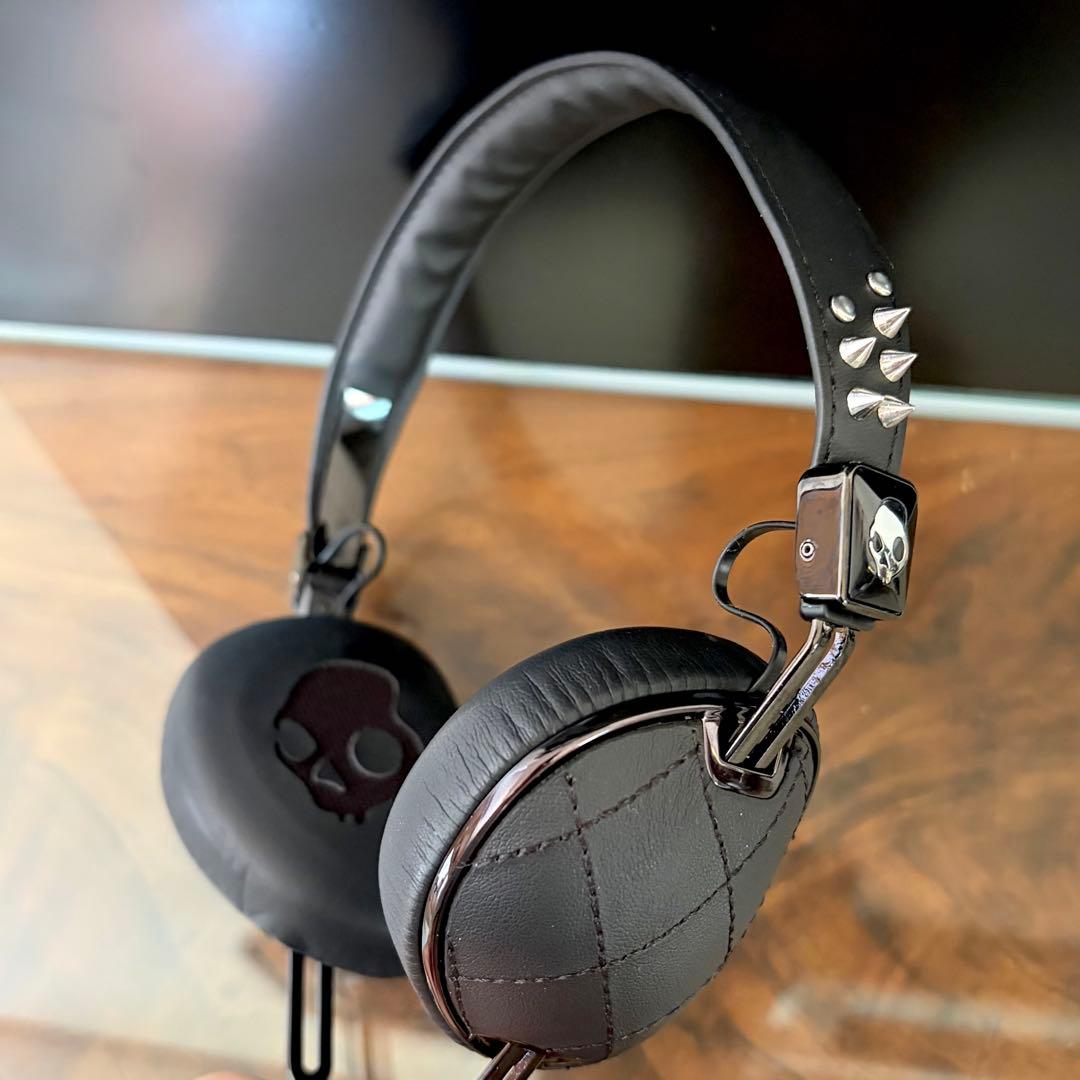 Skullcandy Knockout 有線ヘッドホン　リモコン付 Black