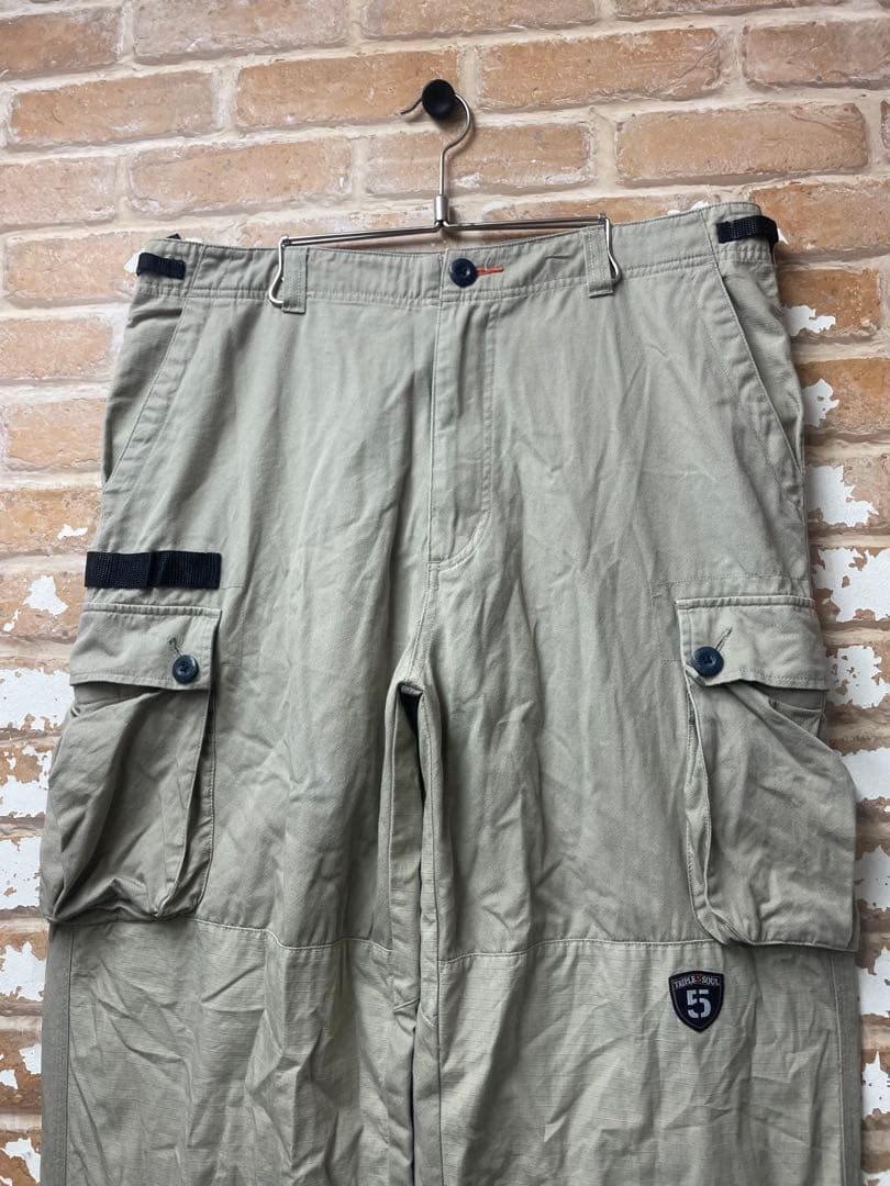 90s トリプルファイブソウル　555Soul カーゴパンツ ベージュ　古着