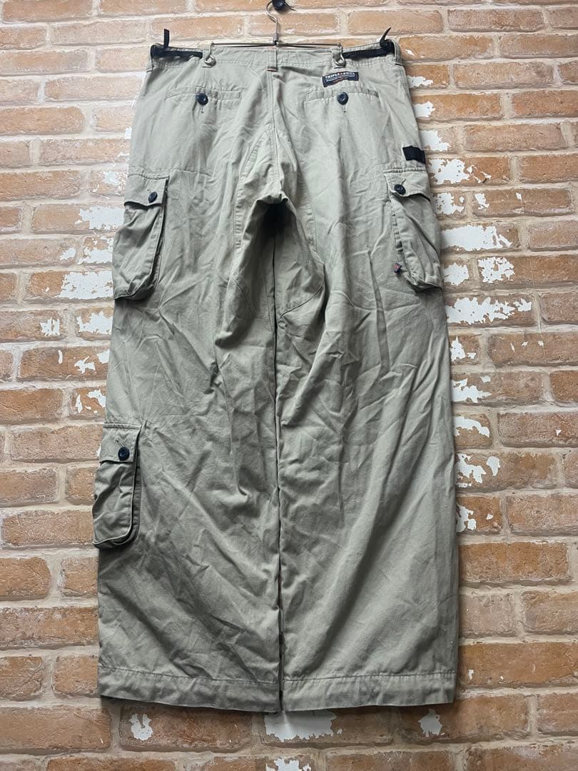 90s トリプルファイブソウル　555Soul カーゴパンツ ベージュ　古着