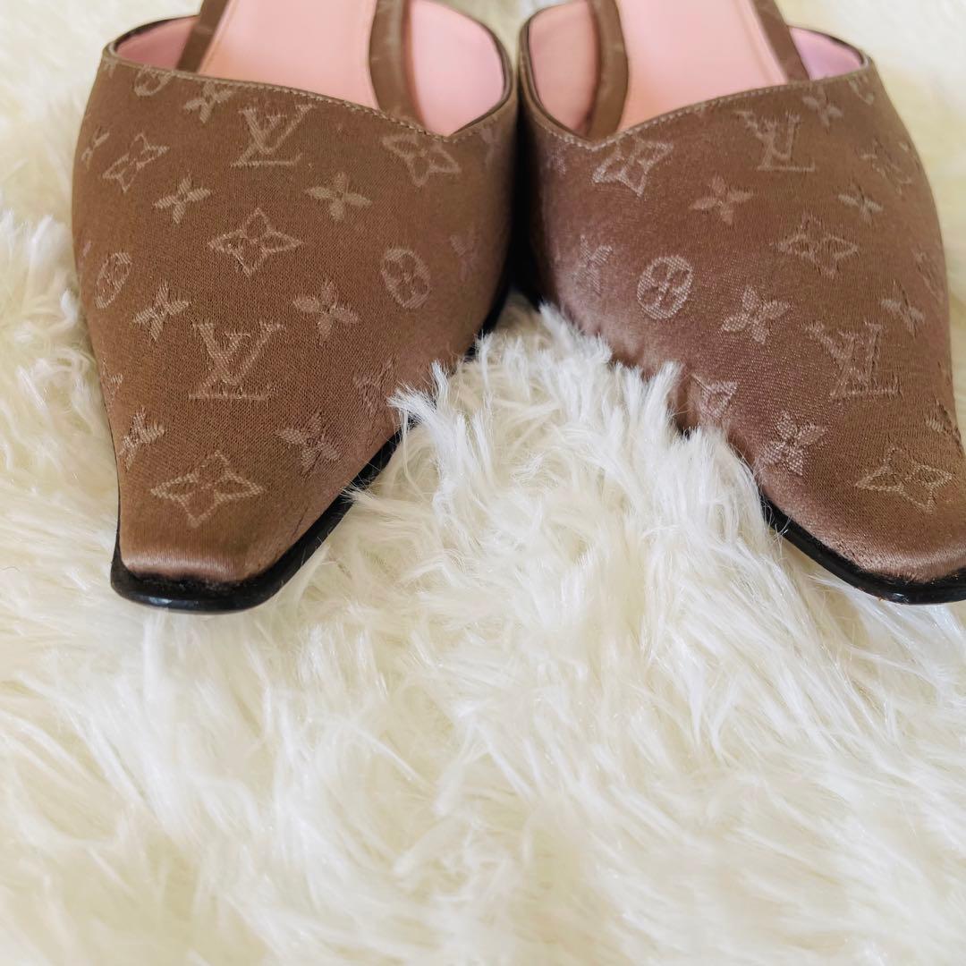 LOUIS VUITTON ルイヴィトン モノグラムミュール 希少25㎝美品