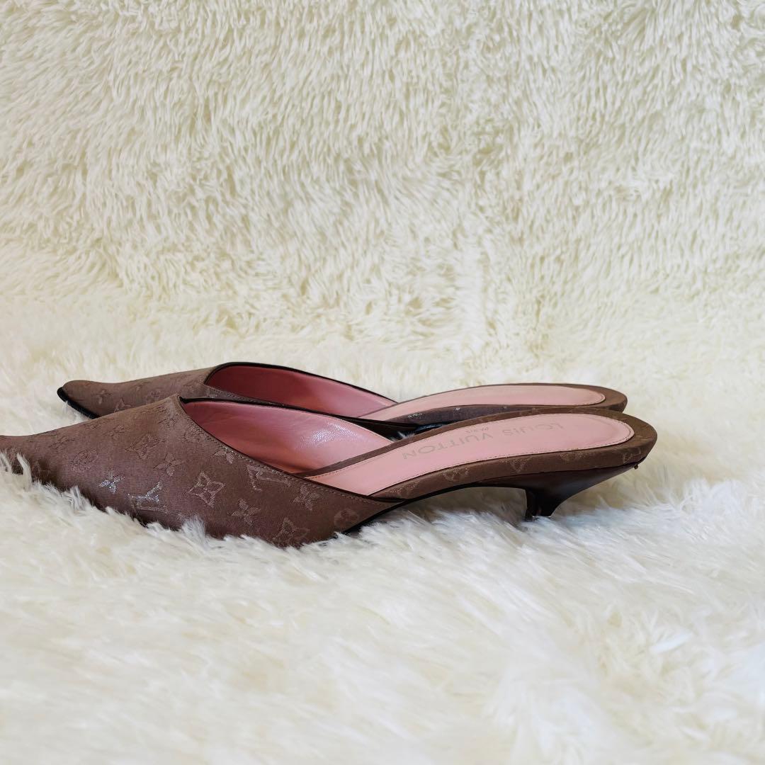 LOUIS VUITTON ルイヴィトン モノグラムミュール 希少25㎝美品