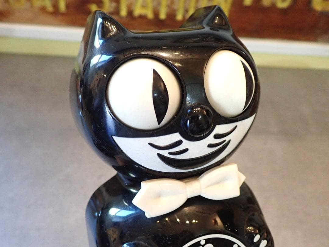 kit cat clock ビンテージ壁掛け時計(ジャンク品)キャット&ドック