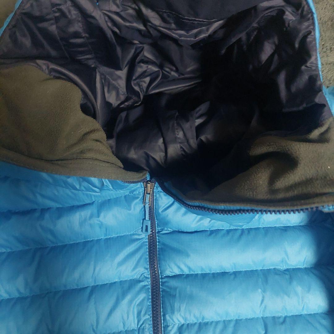 patagonia ダウンセーター フーディー STY8470 FA14 青 M