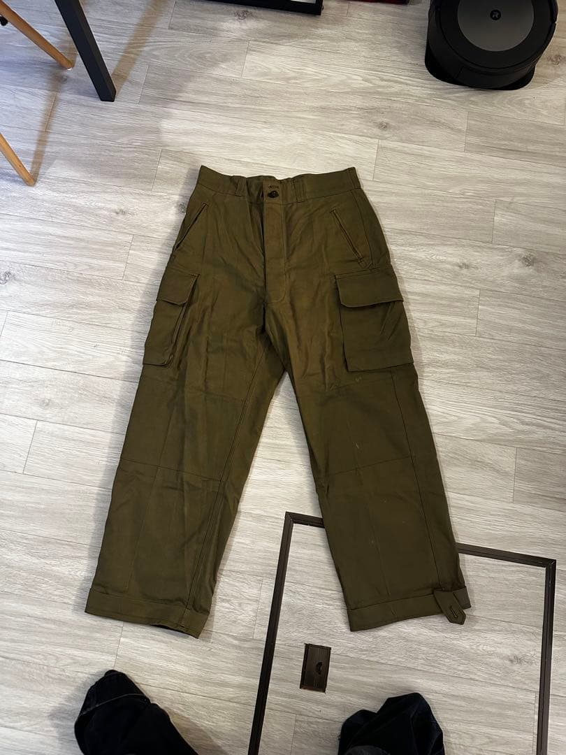 ドイツ軍　ミリタリーパンツ オリーブ 4ポケット