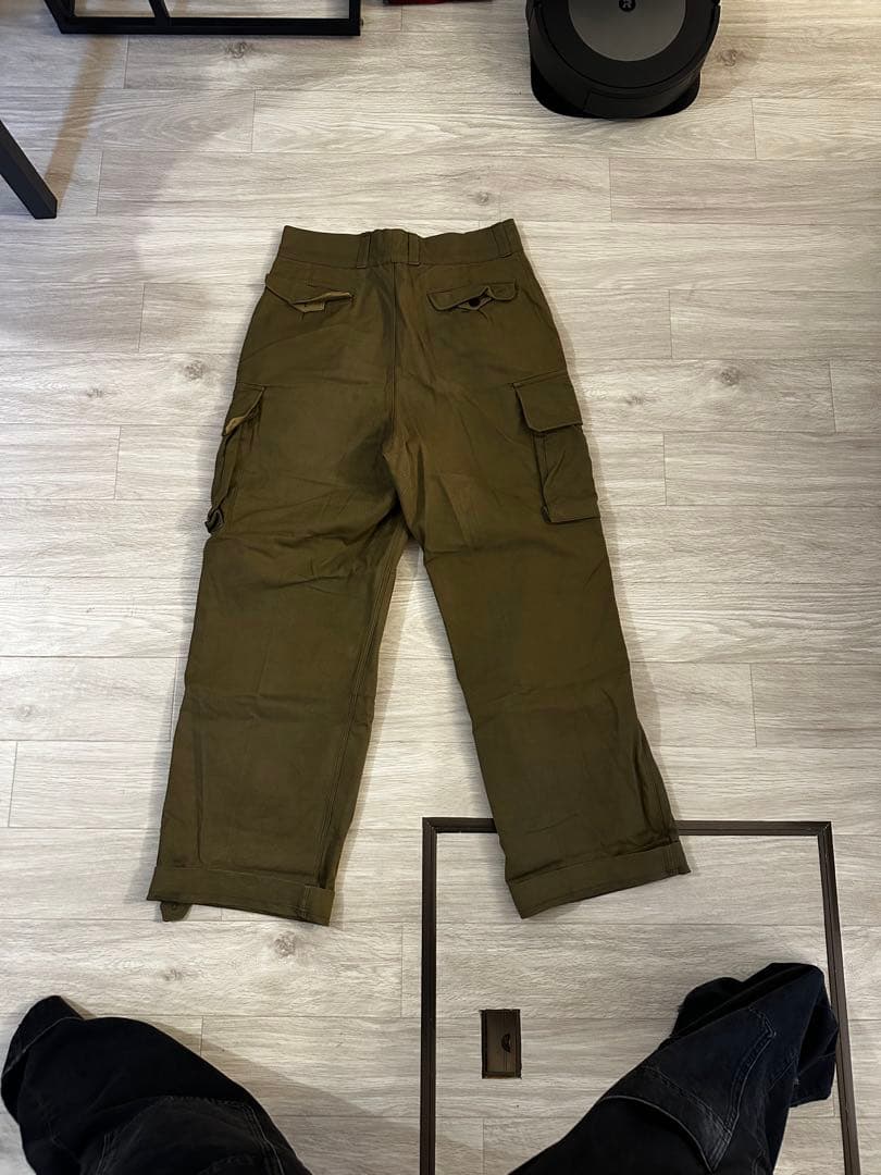 ドイツ軍　ミリタリーパンツ オリーブ 4ポケット