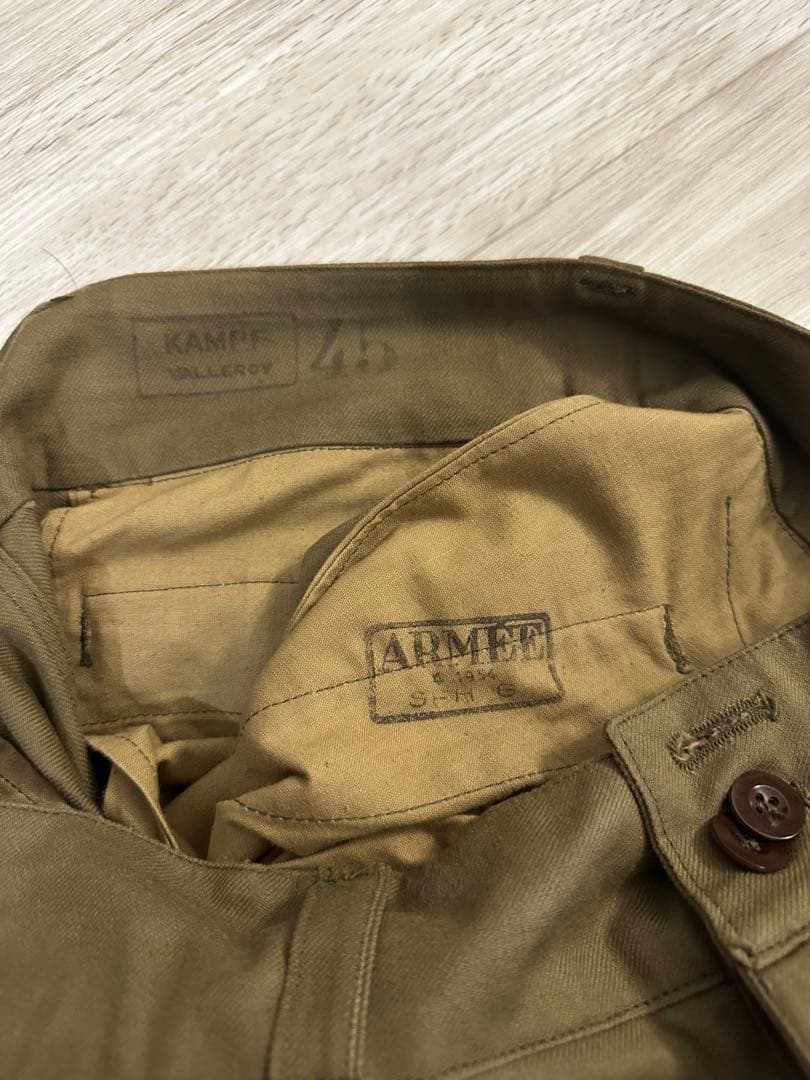 ドイツ軍　ミリタリーパンツ オリーブ 4ポケット