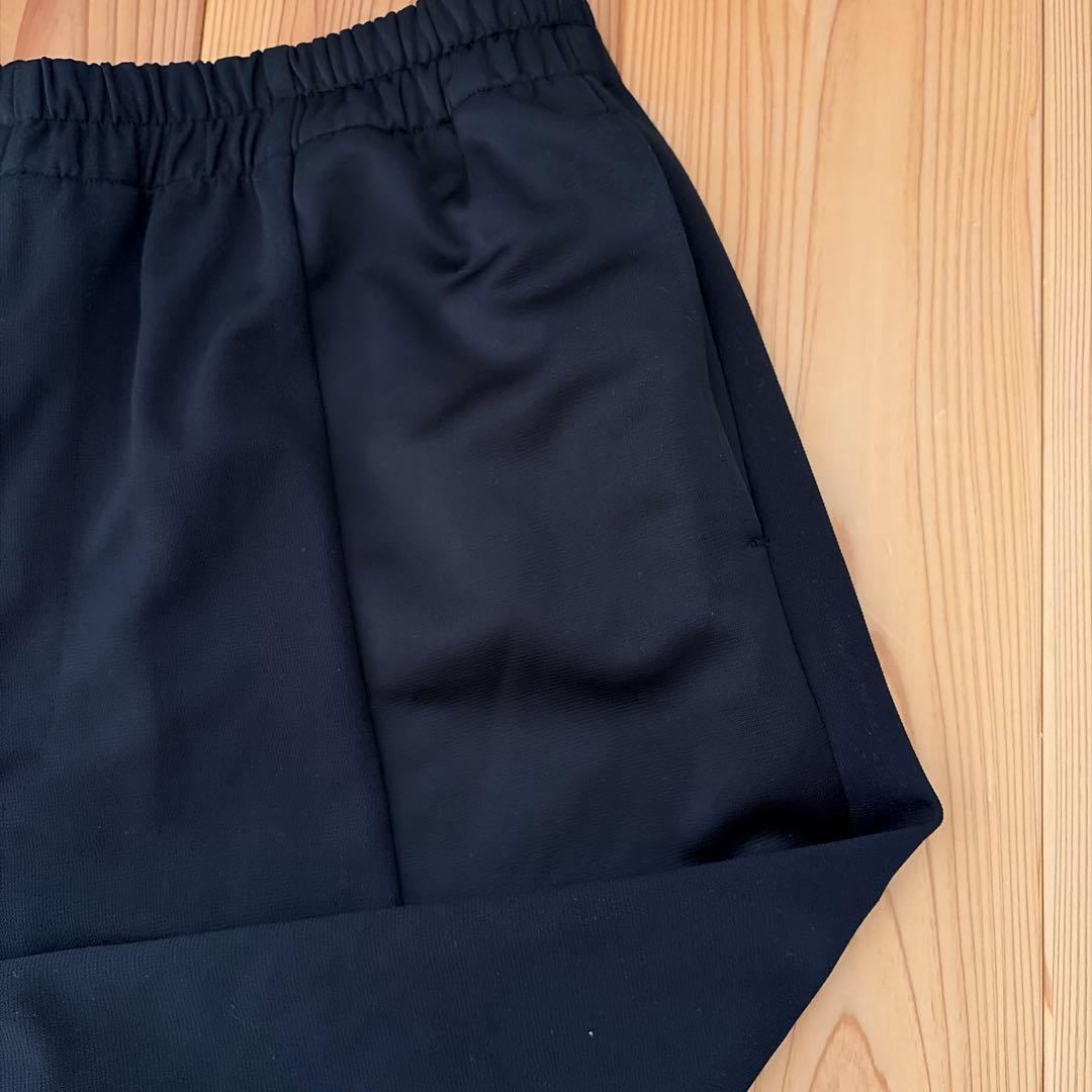 LAD MUSICIAN 黒スラックス ゴムウエスト ドローストリング付き