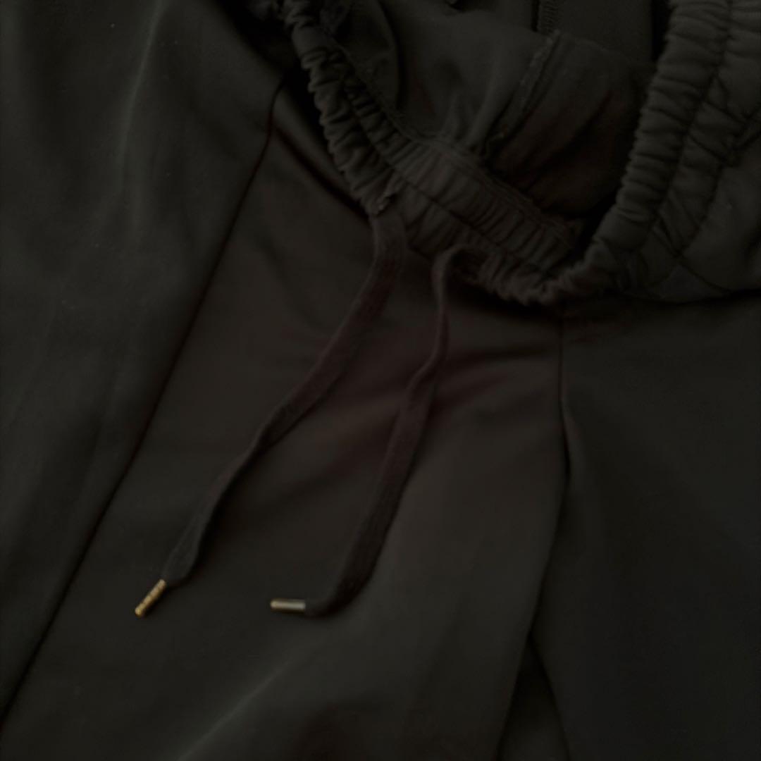 LAD MUSICIAN 黒スラックス ゴムウエスト ドローストリング付き