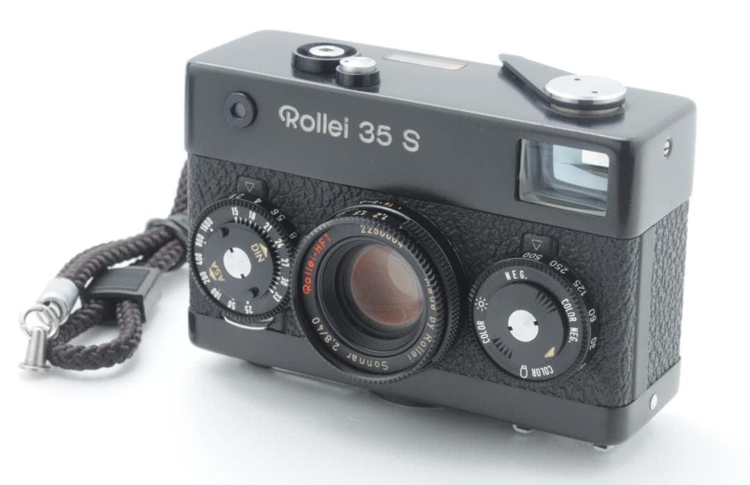 ★外観美品 Rollei 35s ブラック 露出計NG ストラップ★