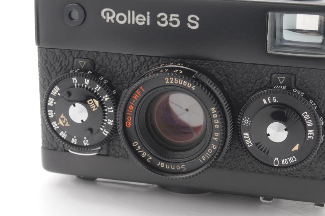 ★外観美品 Rollei 35s ブラック 露出計NG ストラップ★