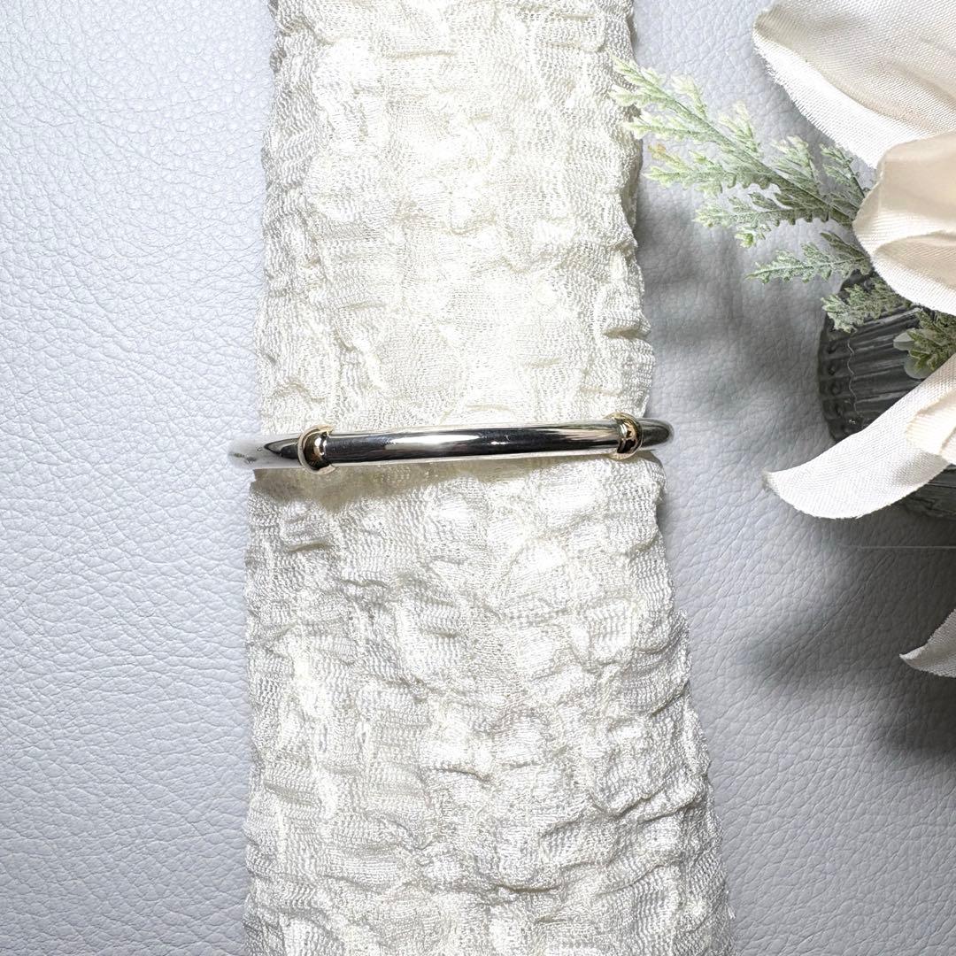 スタージュエリー K14 シルバー925 バングル ブレスレット