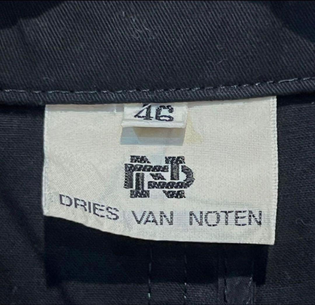 初期 90SDRIES VAN NOTEN スプリング ボックスコート 黒 M