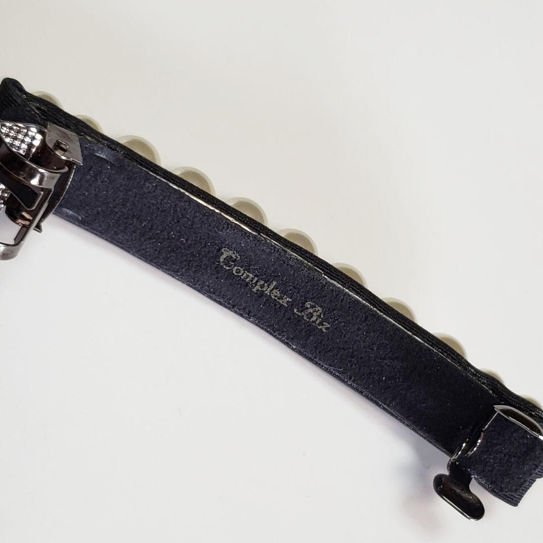 新品　コンプレックスビズ　パール　ブラック　スワロフスキー　バレッタ　セレモニー