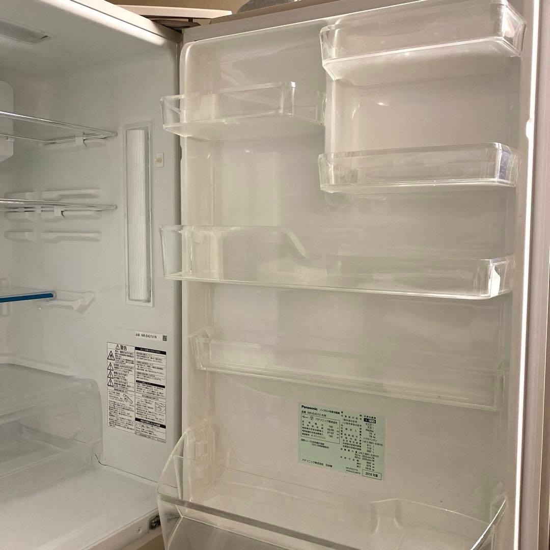 Panasonic NR-E431V-N 冷蔵庫　2016年