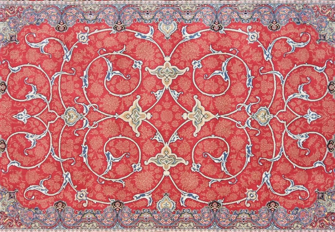 144万ノット！高密度織、本場イラン産 絨毯！150×225cm-201501