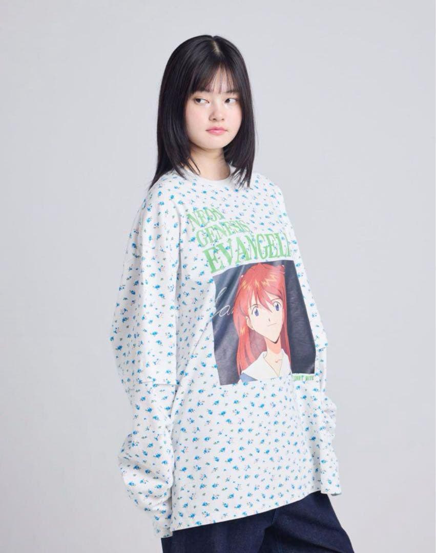 新品　little sunny bite エヴァンゲリオン　BIG長袖Tシャツ