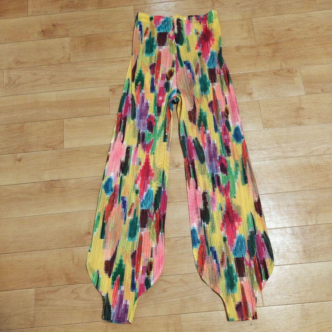 29 ISSEY MIYAKE プリーツプリーズ イッセイミヤケ パンツ2 変型