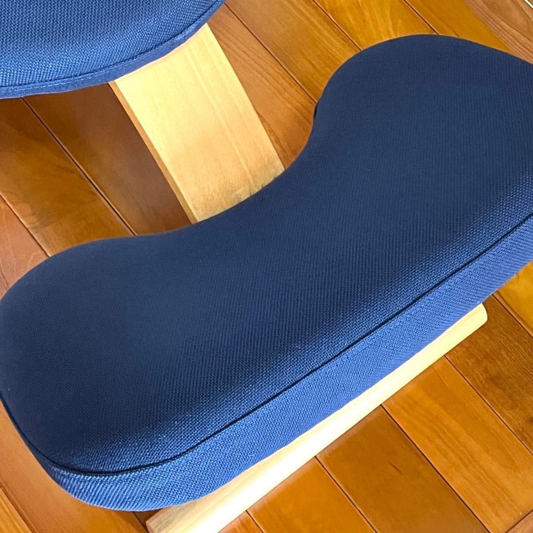 美品　サカモト　バランスイージー バランスチェア ネイビー