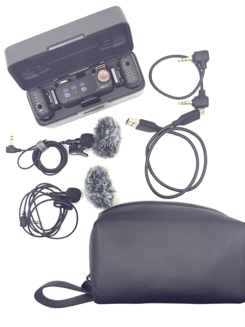 【純正ラベリアマイク2個付】DJI MIC 2 ワイヤレスマイクロフォン