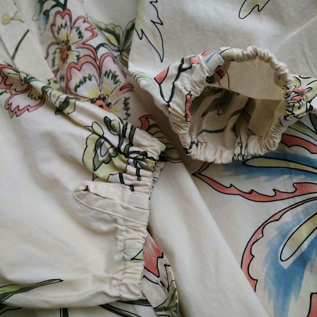 ローレンラルフローレン 花柄 五分袖 チュニック ボタニカル 3L