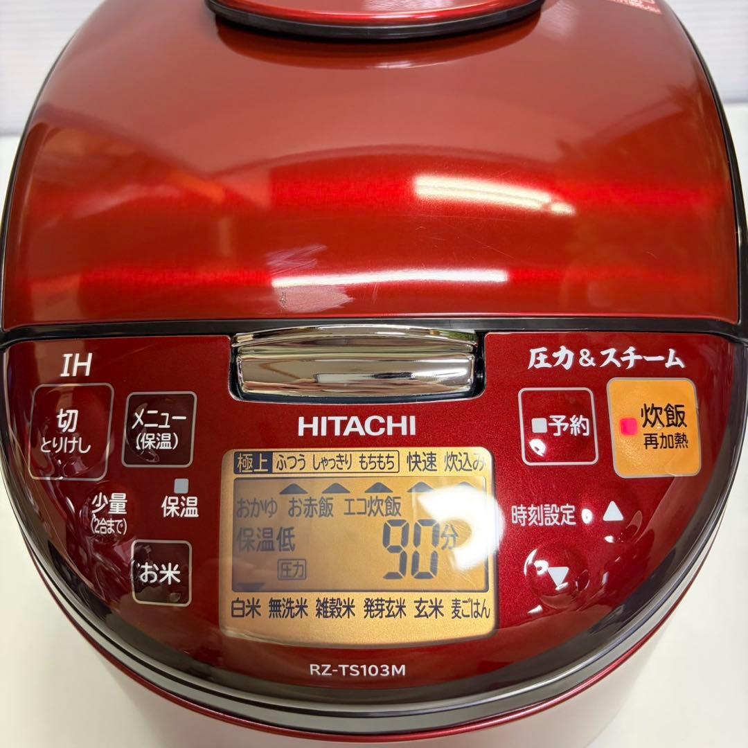 HITACHI IHジャー炊飯器 RZ-TS103M 2020年製 レッド
