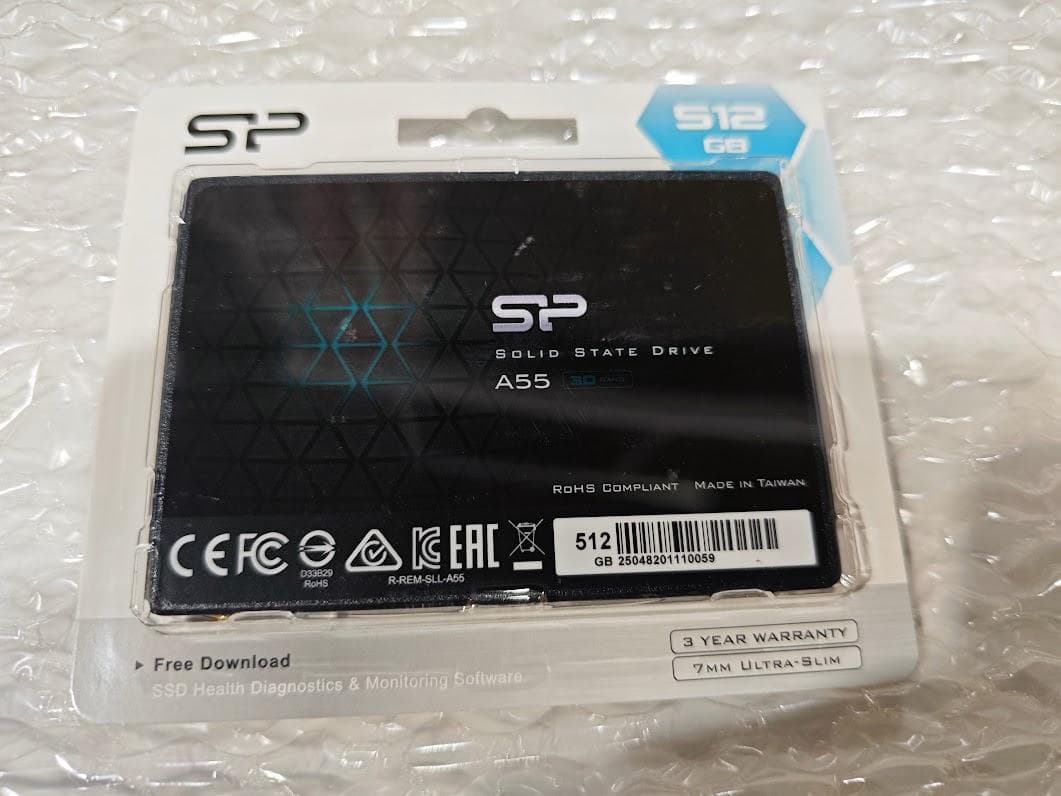 【新品】Silicon Power A55 512GB SSD 2.5インチ