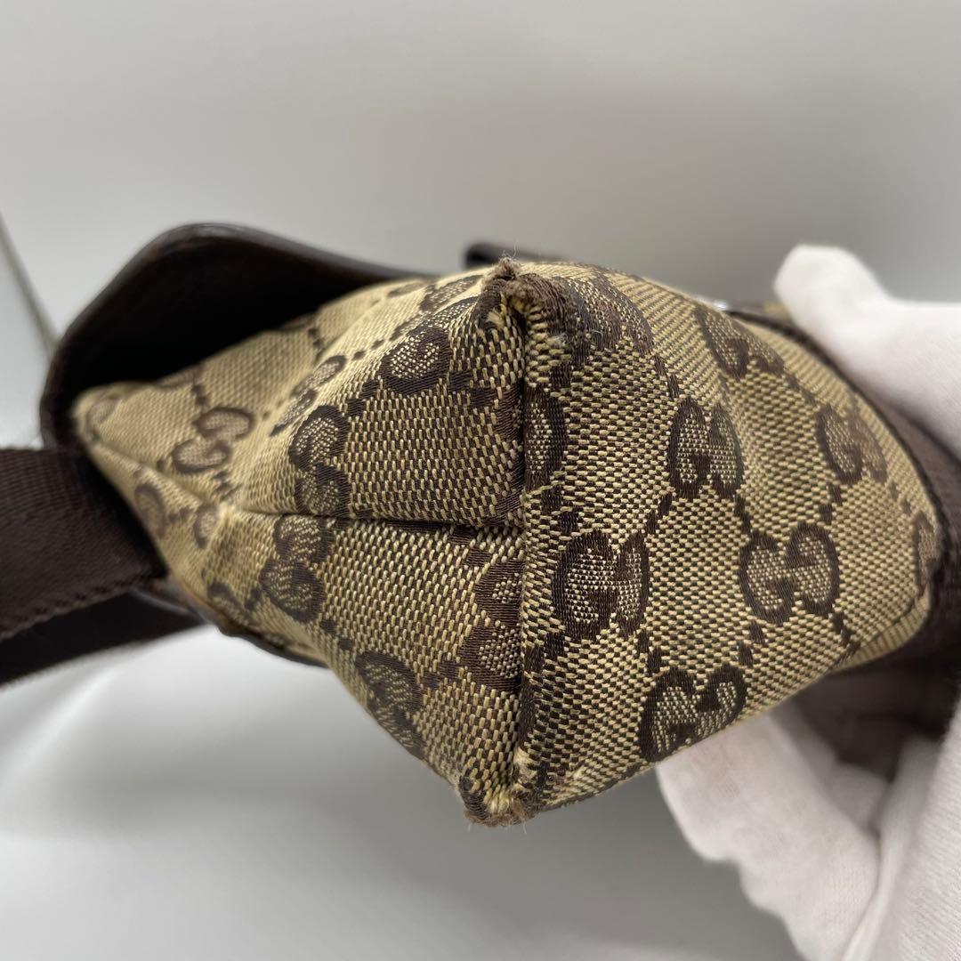 GUCCI ウエストポーチ GG キャンバス w5