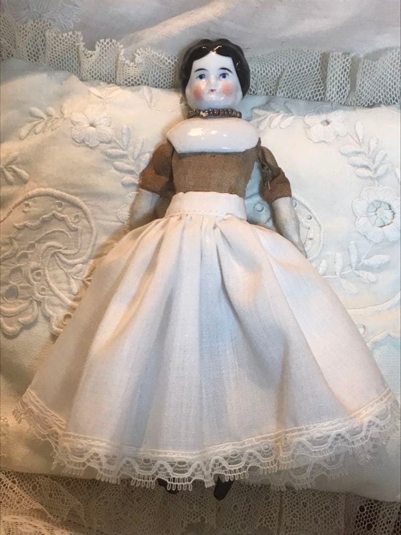 【あんちゃま】アンティーク　美しい佇まいをしたチャイナヘッドドールさん