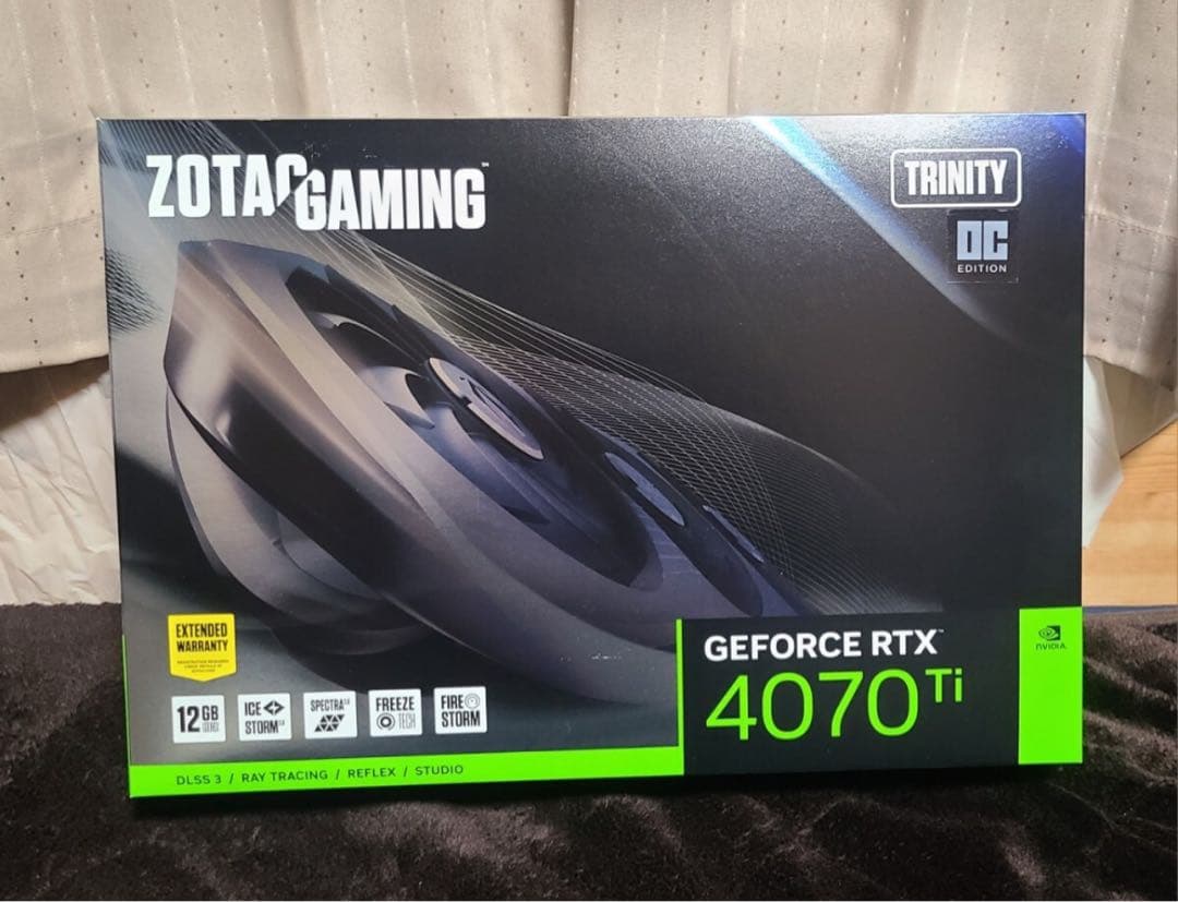 グラフィックボード・グラボ・ビデオカード zotac rtx4070ti 12GB