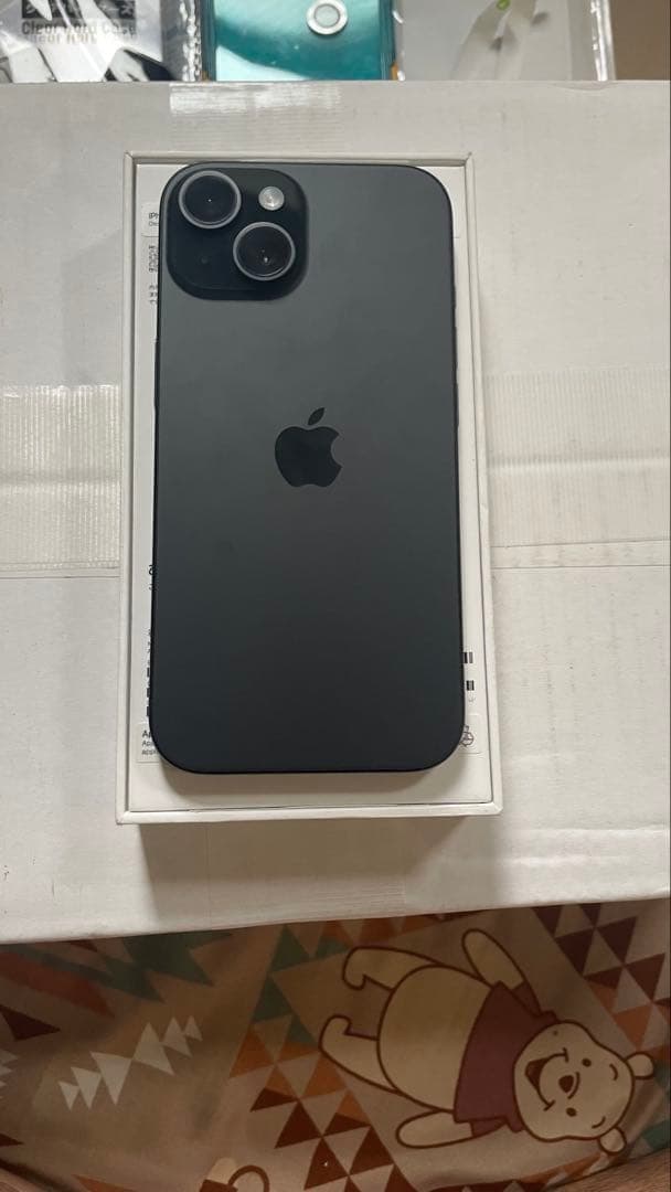 超美品 iPhone 15 128GB 黒 SIMフリー動作確認済 100%