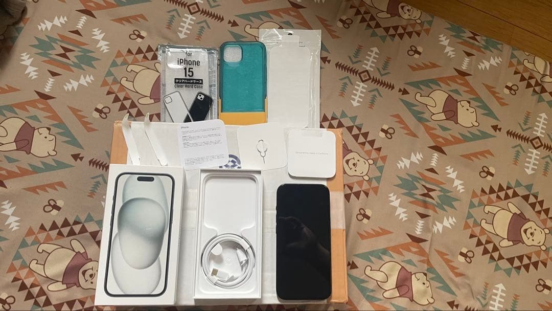 超美品 iPhone 15 128GB 黒 SIMフリー動作確認済 100%