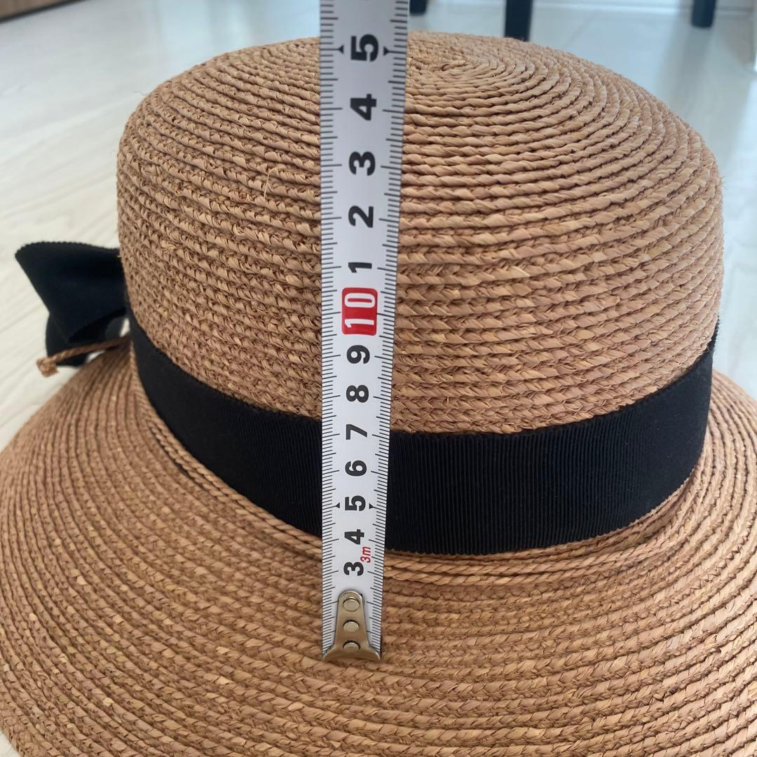 美品HELEN KAMINSKI ベージュ麦わら帽子 ヘレンカミンスキー女優帽