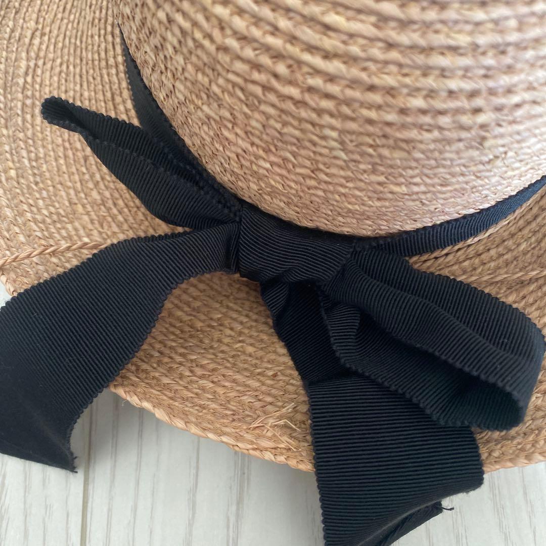 美品HELEN KAMINSKI ベージュ麦わら帽子 ヘレンカミンスキー女優帽