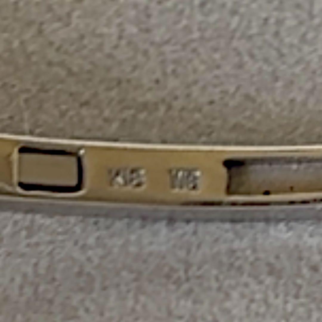 k18 WG ダイヤモンド　バングルブレスレット