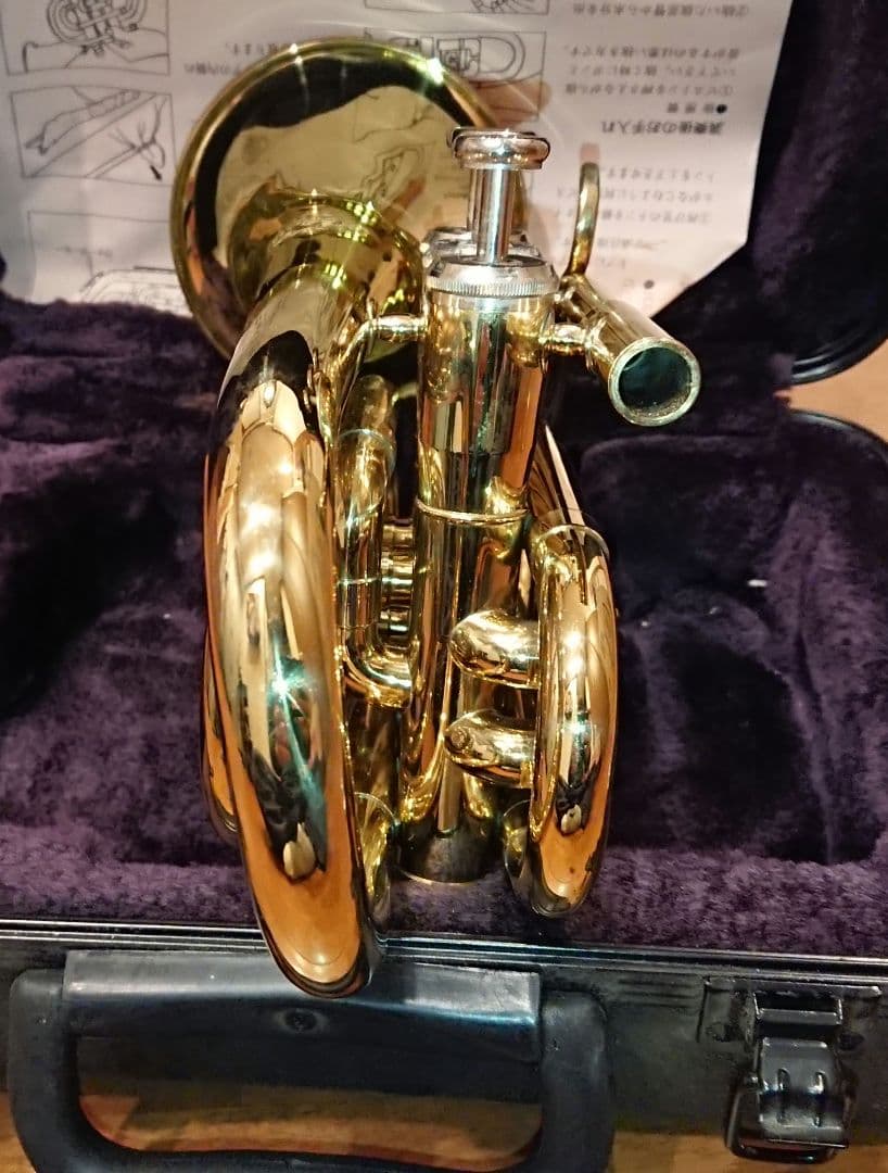 J.マイケル ポケットトランペット 純正ハードケース付き