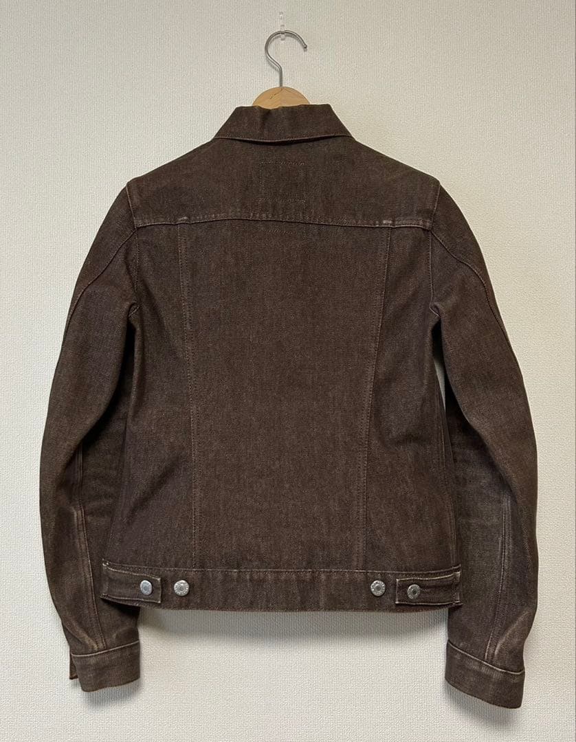 HELMUT LANG//デニムジャケット/size38/ブラウン