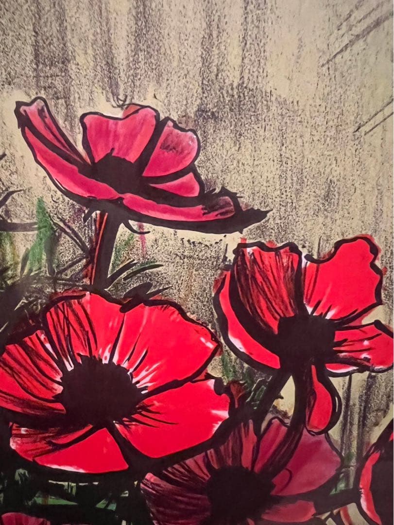 jordan23＊ベルナール・ビュッフェ アネモネ 額縁 アートインテリア