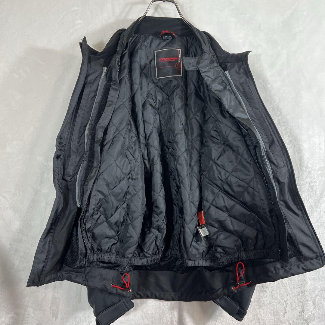 春之助KOMINE コミネ 背中 胸 肘 プロテクター付 インナーダウン付