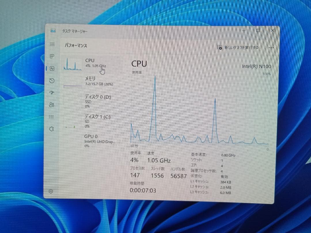 ミニPC MeLE Quieter 4C N100 16GB 512GB