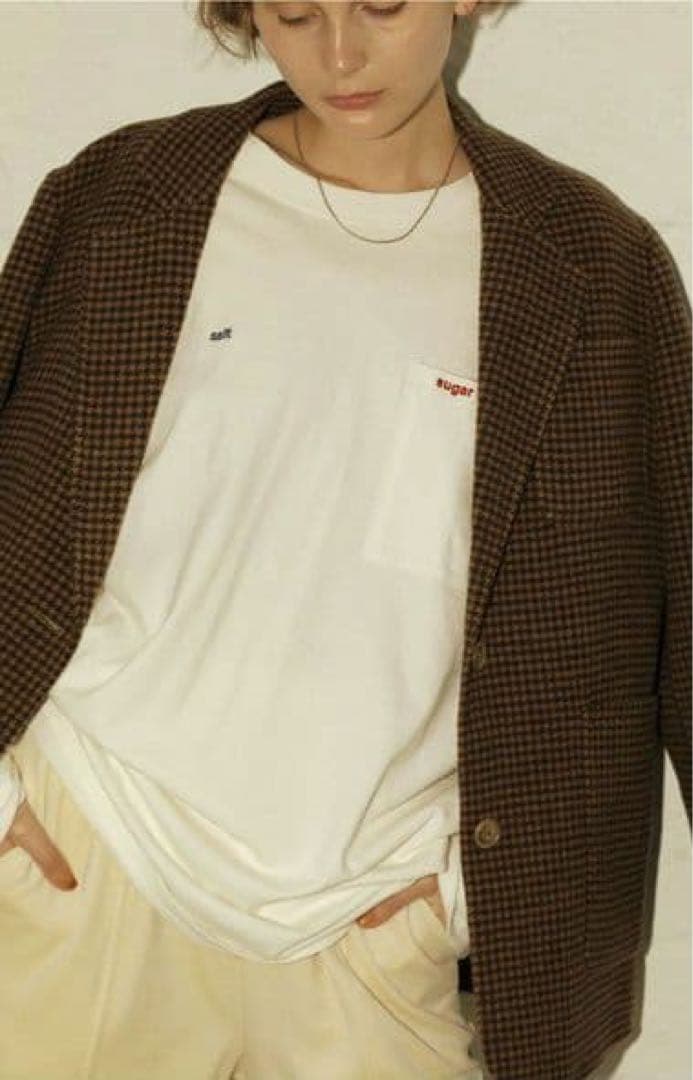 【即購入可】TODAYFULウールチェックジャケット 38サイズ