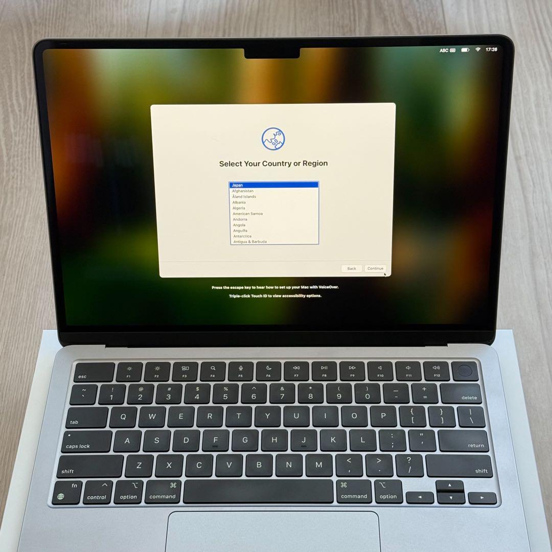MacBook Air M3 13インチ スペースグレイ USキーボード