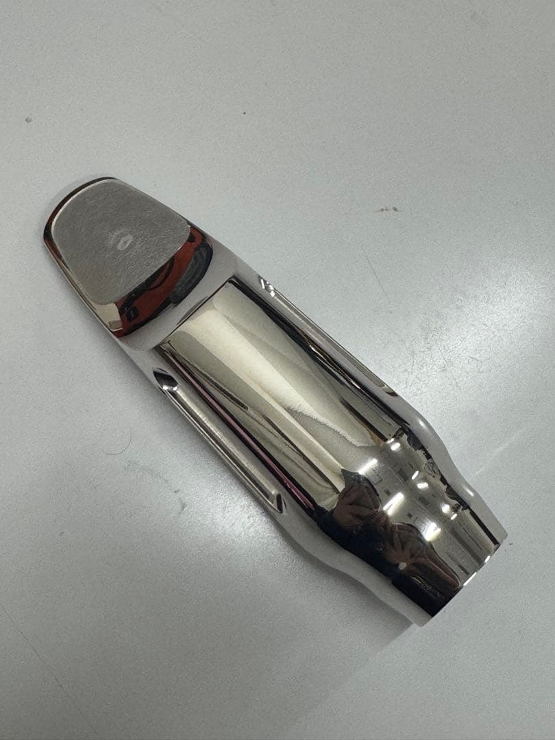 真鍮製ロジウムメッキ仕上げ クラシック系マウスピース（アルトサックス用）