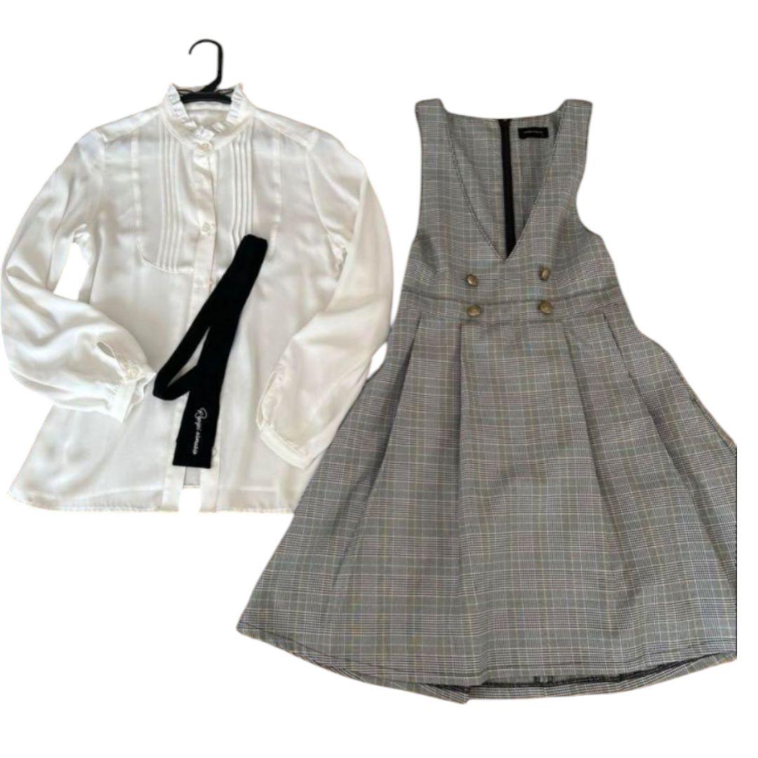 【美品】レピピアルマリオ　ジャケット、シャツ、ワンピース3点セットMサイズ