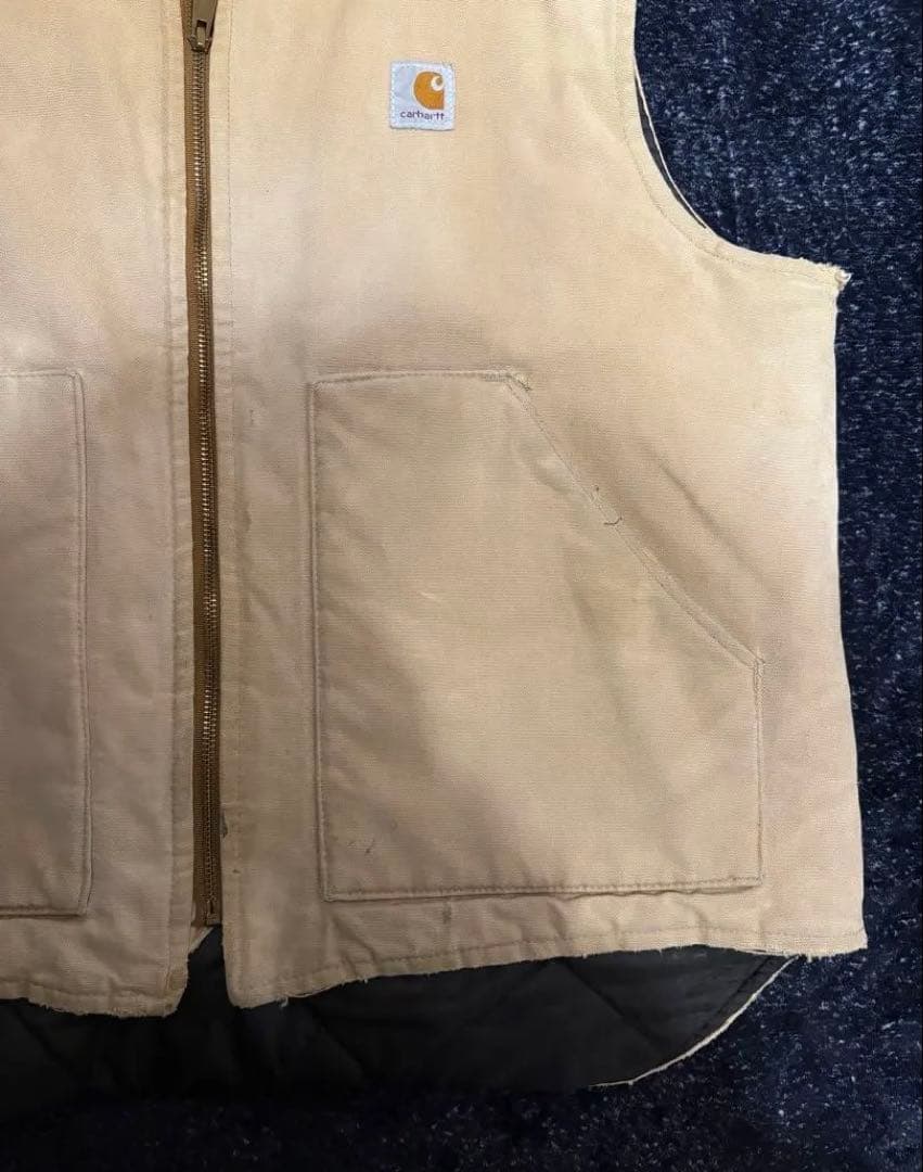 Carhartt ダックベスト 80s 星タグ フェードVQ186 size M
