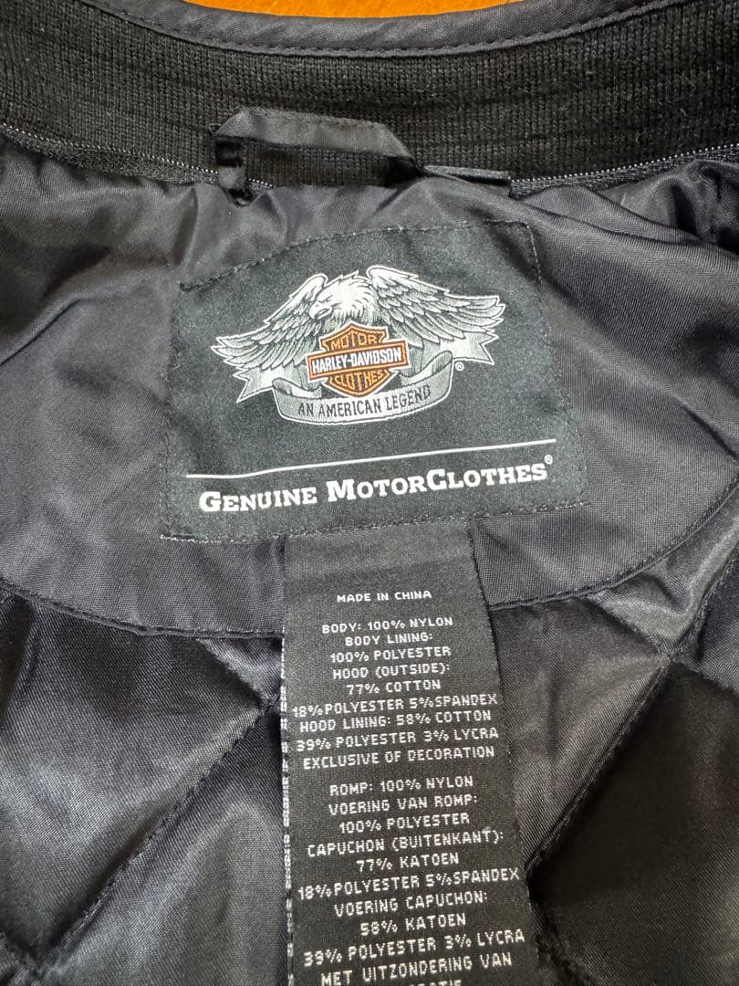 カモメ ハーレーダビッドソン ライダーズナイロンジャケット