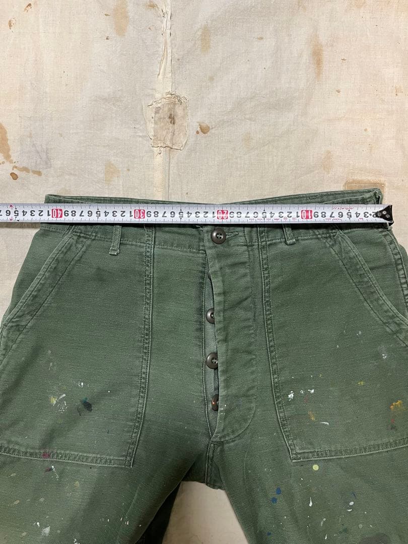 70s ベイカーパンツU.S.ARMY W34 l29 ペンキ跡